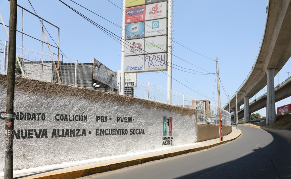 PRI incumple pacto de no pintar bardas en Naucalpan: PAN - El Universal