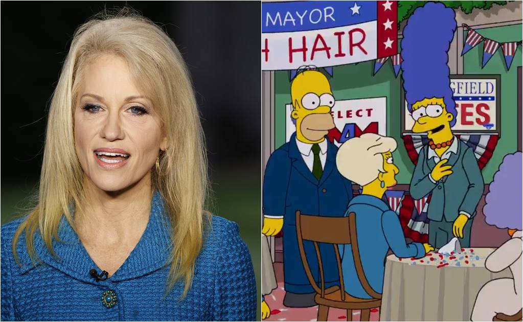 Resultado de imagen para "Los Simpson" comparan asesora de Trump con el propagandista nazi Goebbels