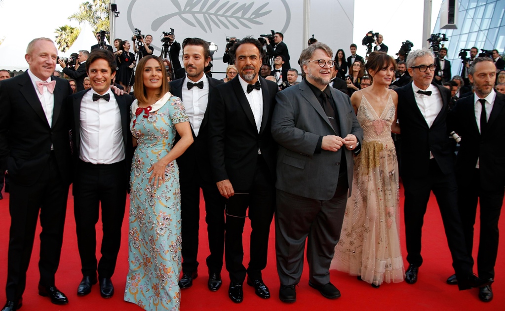 Salma, Gael, Luna, Iñárritu y Cuarón, juntos en Cannes