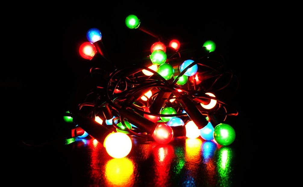 Luces de Navidad. Foto: Pixabay