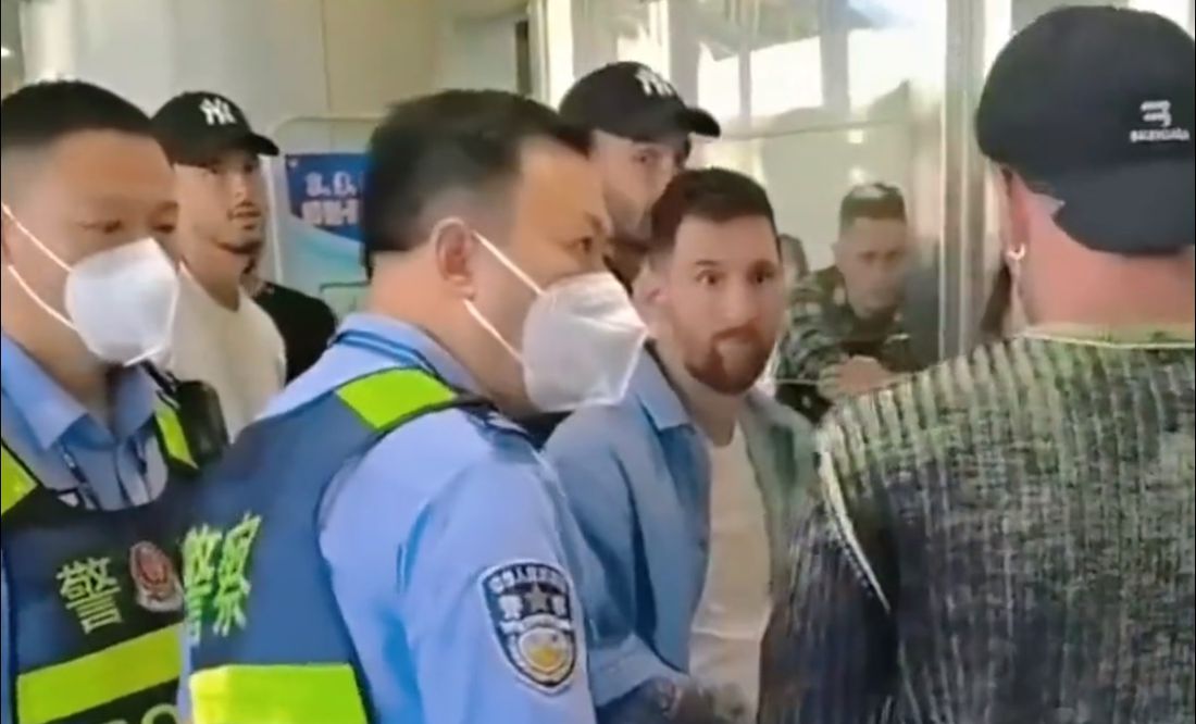 Lionel Messi fue detenido por agentes de migración en China