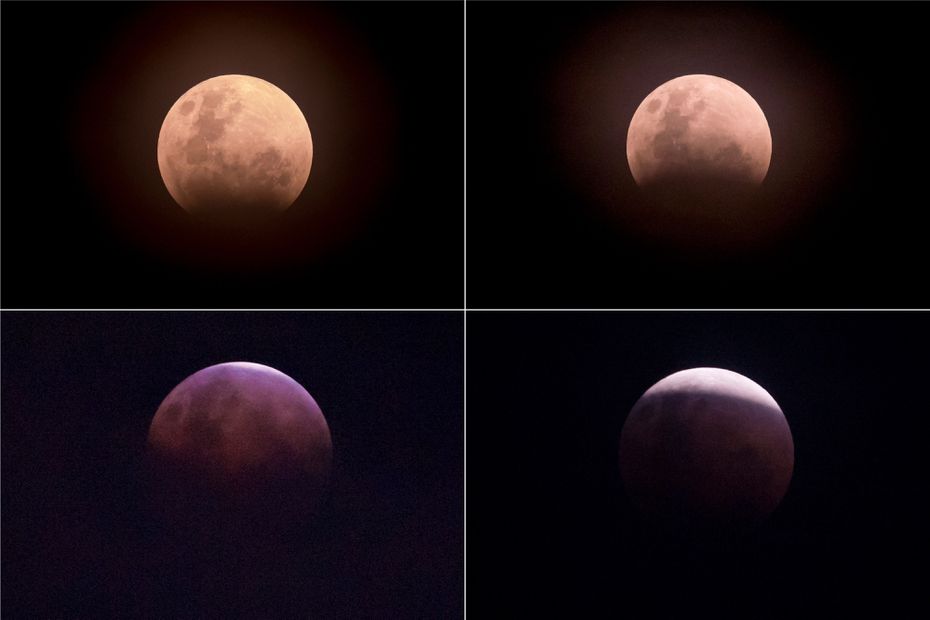 El eclipse lunar parcial de México mostrará una parte del satélite. Foto: AFP