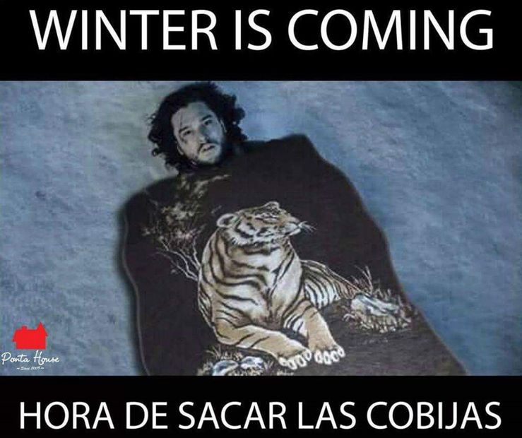 Memes por el frente frío. Foto: Redes sociales