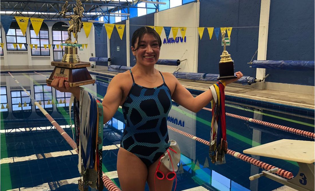 Sharon Román, la nadadora que representará a México en Italia; podría no viajar por falta de recursos