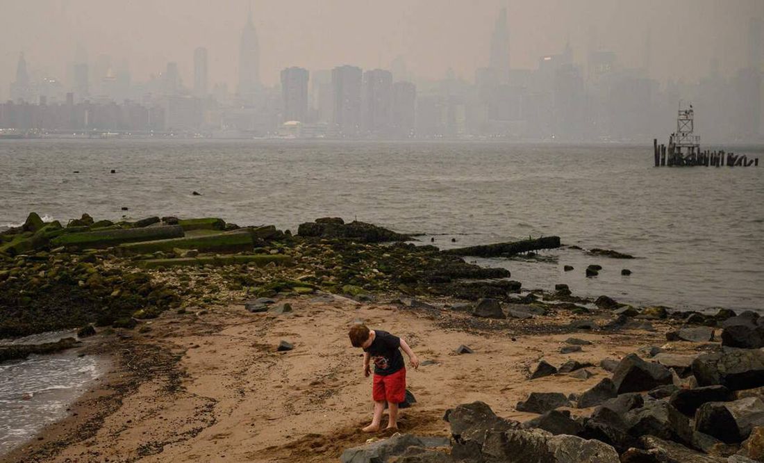 Nueva York es la ciudad más contaminada del mundo, muestran estadísticas tras incendios en Canadá