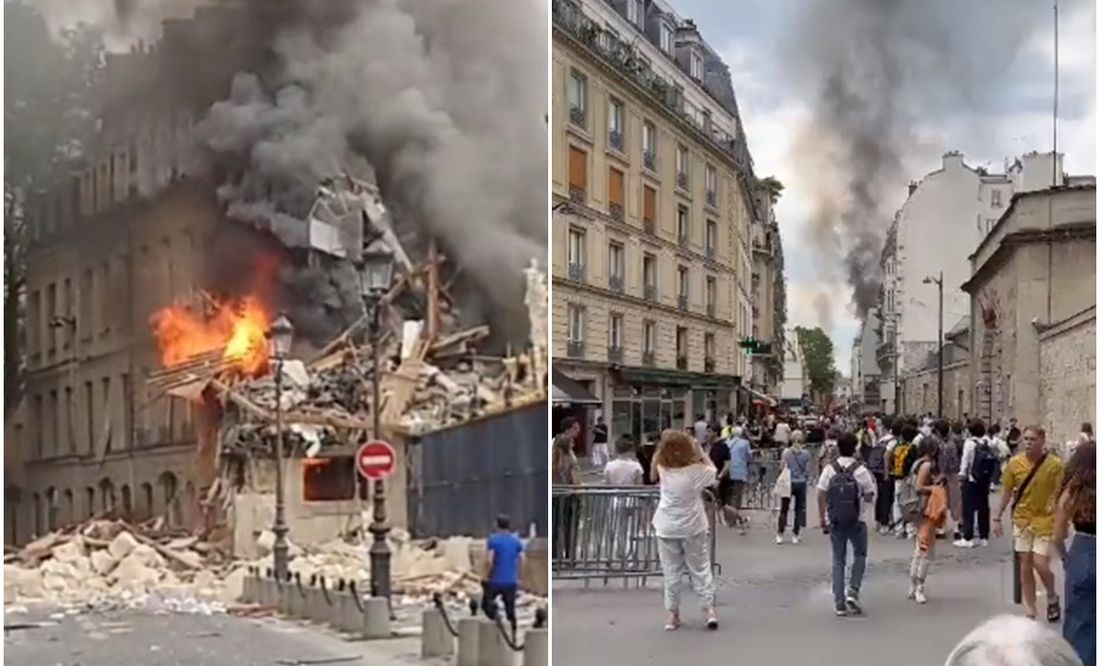 Reportan 29 heridos y dos desaparecidos por explosión en París