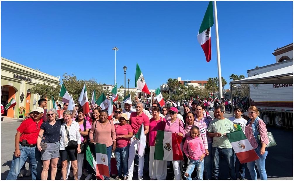 Marcha por la Democracia en Baja California Sur