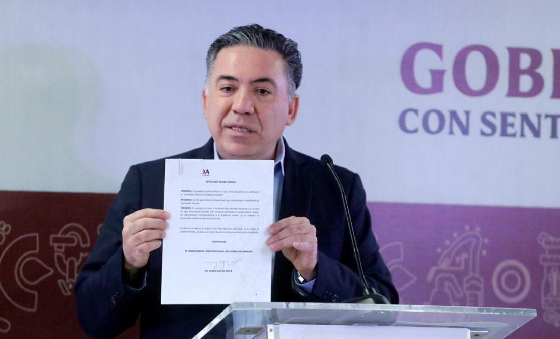 Rubén Rocha propone reducir a 25 años la edad para ser gobernador en Sinaloa