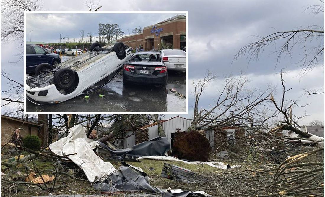 Tornado azota Little Rock, en EU; declaran estado de emergencia