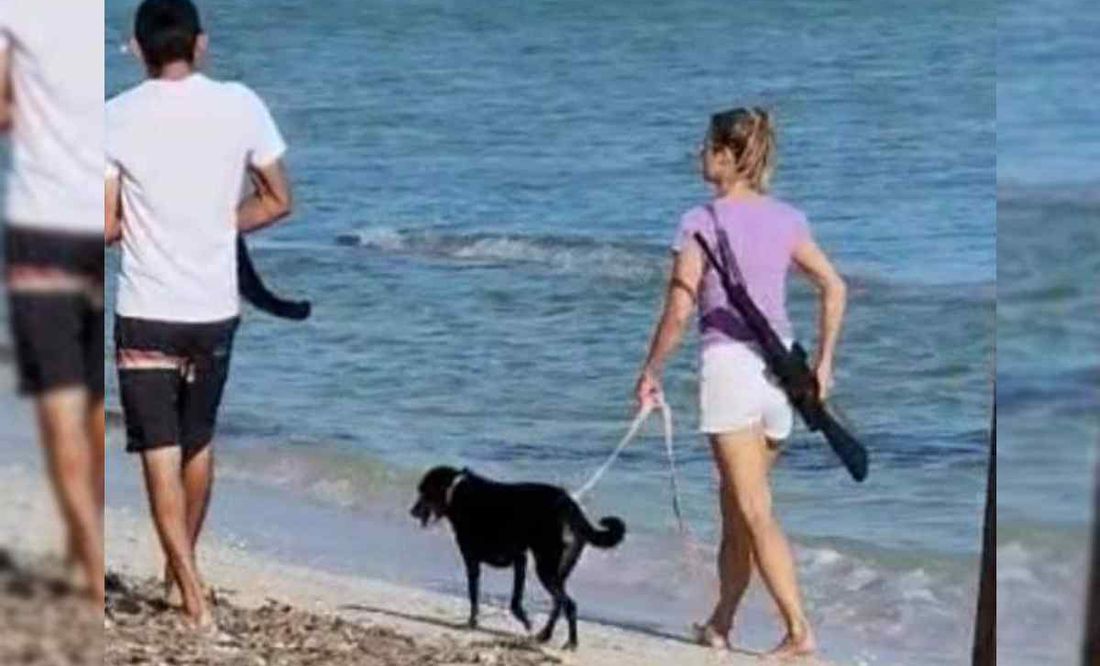 Turista con rifle asusta a vacacionistas en playas de Yucatán