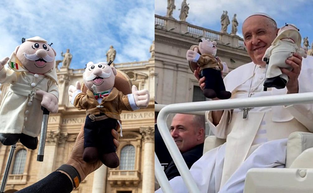 Los peluches del Dr. Simi cautivaron al Papa Francisco. Foto: Instagram @drsimi_oficial