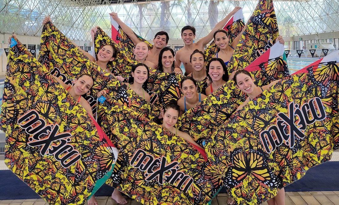 Selección Mexicana de natación artística invita a comprar toalla especial para seguir recaudando dinero