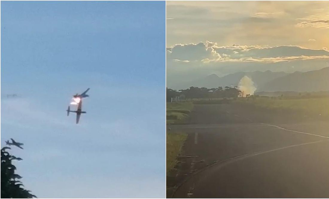 Aviones de la Fuerza Aérea en Colombia colisionan durante vuelo de entrenamiento; hay un muerto