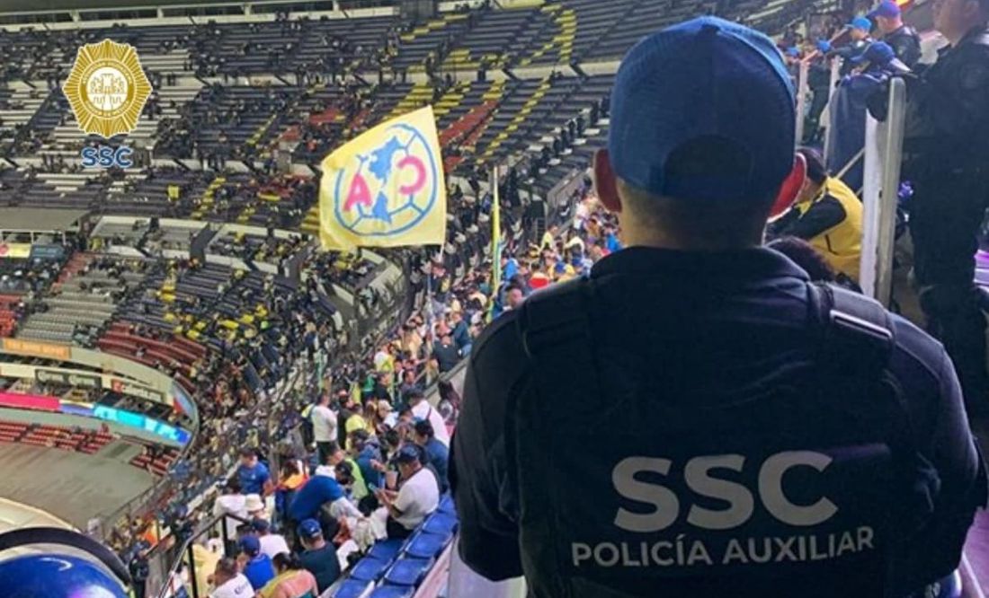 Detienen a 38 revendedores de boletos en partido América Pumas en el Estadio Azteca