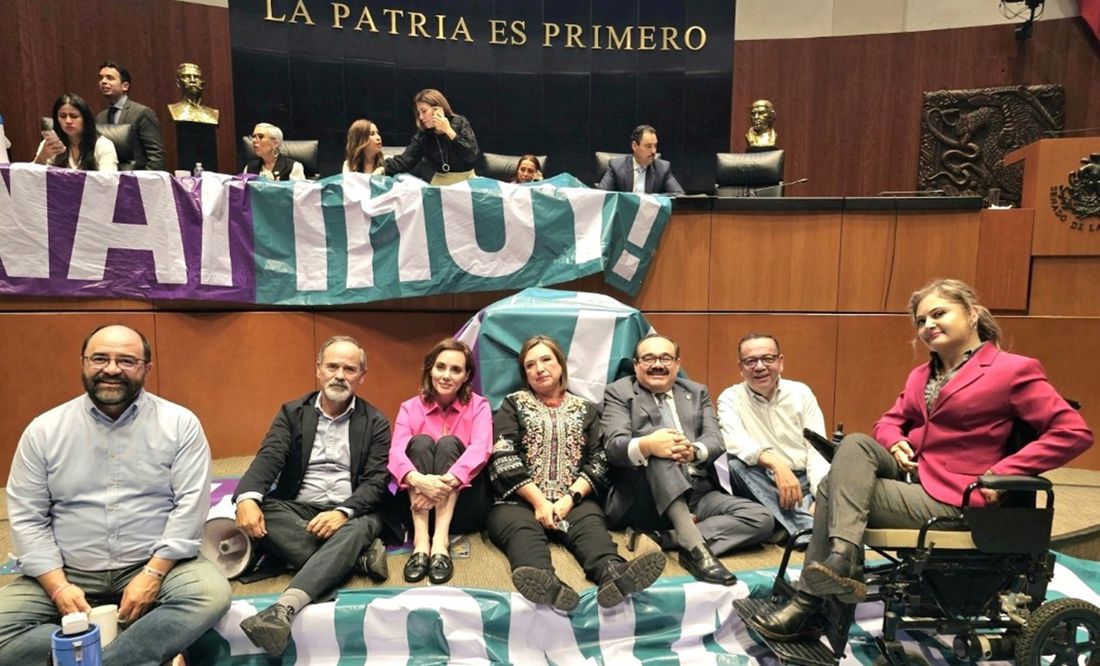 'Ridículos', dice Citlalli Hernández a senadores de oposición por 'pijamada' en tribuna