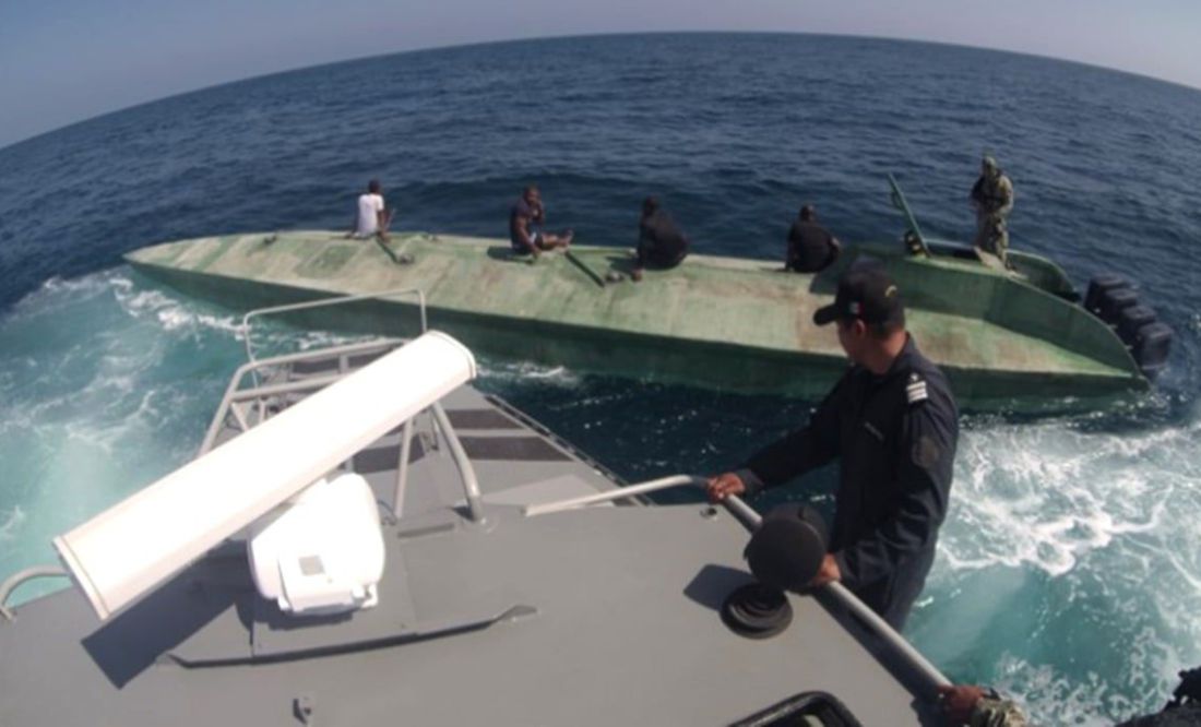 Incautan el narcosubmarino más grande en la historia de Colombia