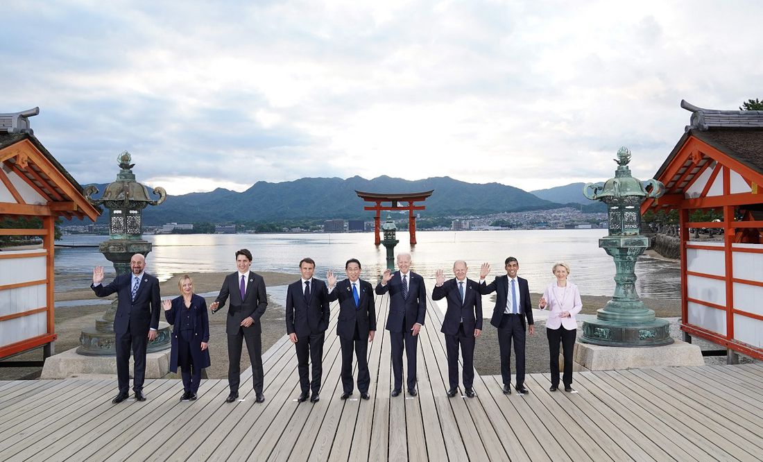 Líderes del G7 homenajean a las víctimas de la bomba atómica de Hiroshima