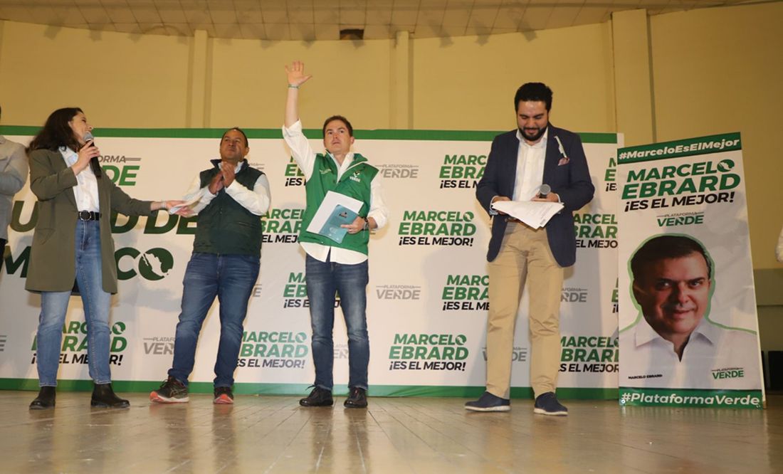 Diputado del PVEM encabeza 'Plataforma Verde' para apoyar candidatura presidencial de Ebrard