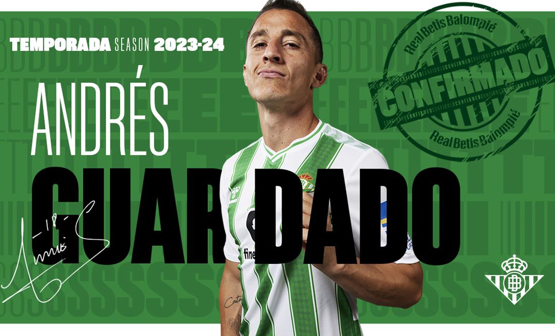 Andrés Guardado renueva una temporada más con el Betis ¡Seguirá el 'Principito' en Europa!