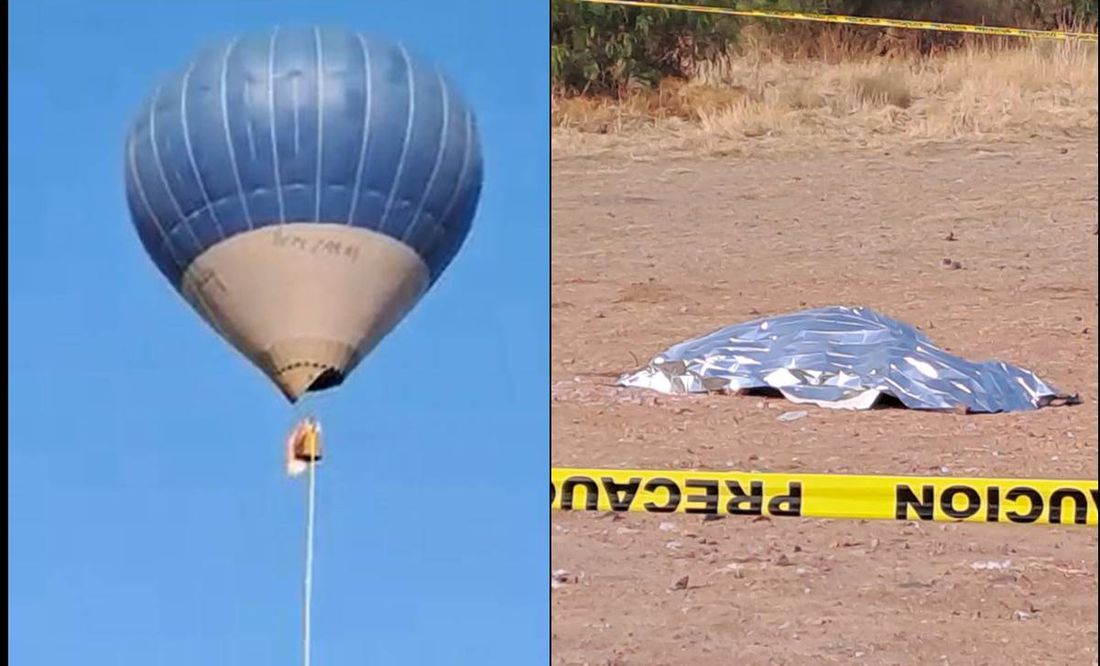 VIDEO: En pleno vuelo se incendia globo aerostático en Teotihuacán; muere pasajero