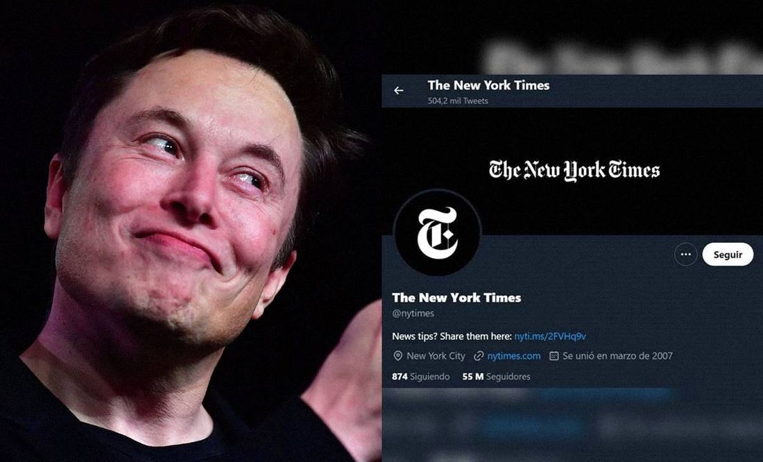 Twitter retira verificación al New York Times; 'su perfil es el equivalente a la diarrea', dice Elon Musk