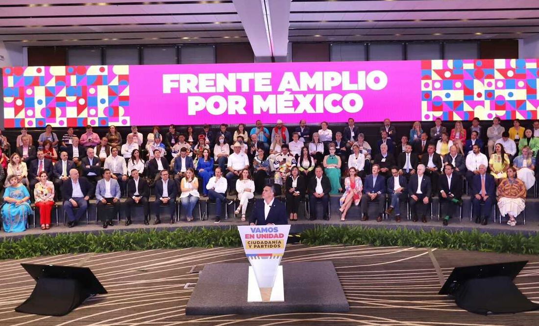 ¿Qué aspirantes de Va por México asistieron a la presentación del proceso para elegir un candidato?