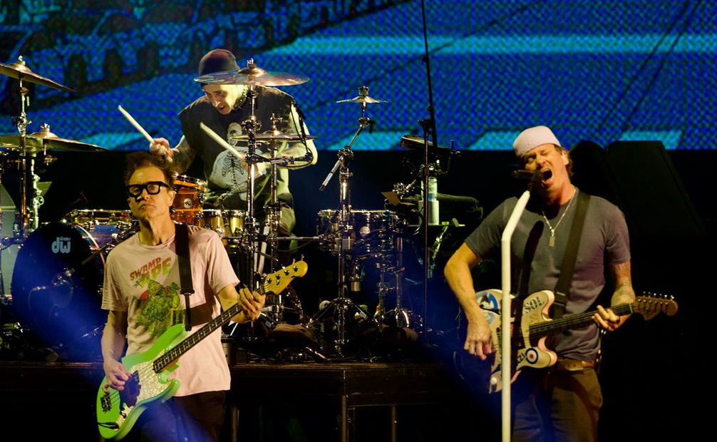 La banda se presentó en el Palacio de los Deportes el pasado 2 de abril. Foto: Germán Espinosa/ EL UNIVERSAL.