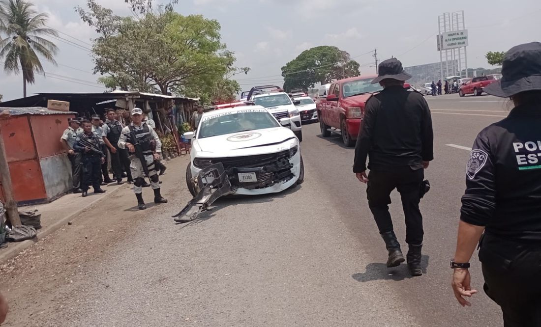 Accidente entre camioneta y patrulla de la GN deja una menor muerta en Chiapas