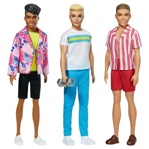 Ken también fue lanzado en varias versiones. Foto: Mattel