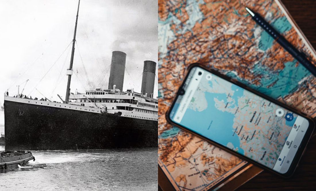 Google Maps te muestra el punto exacto en donde se hundió el Titanic