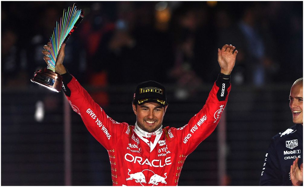 Checo Pérez selló el subcampeonato de F1 en el GP de Las Vegas - AFP