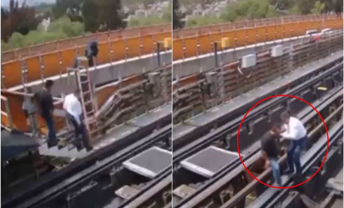 Sale a la luz video del momento exacto en que trabajador del Metro muere tras caer en vías