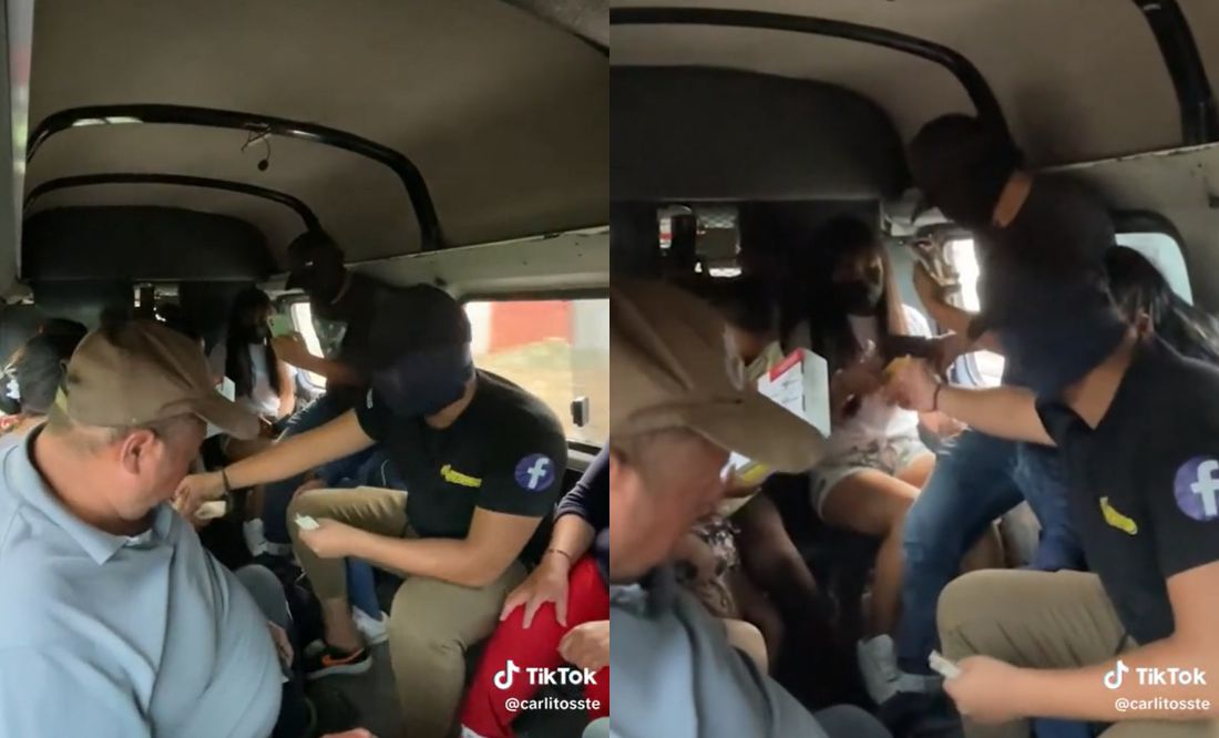 'Síguete derecho chofer': Encapuchados se suben a combi del Edomex; pasajeros se sorprenden ante final inesperado, VIDEO