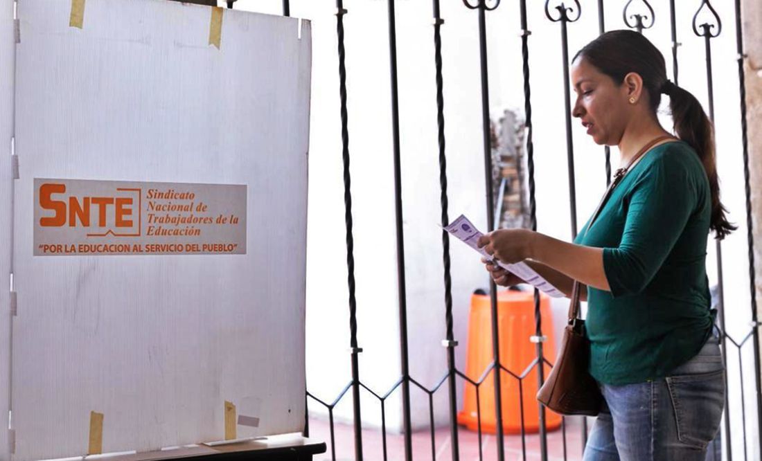 Elecciones en cinco secciones del SNTE avanzan; sólo una de casi 700 casillas se encuentra bloqueada