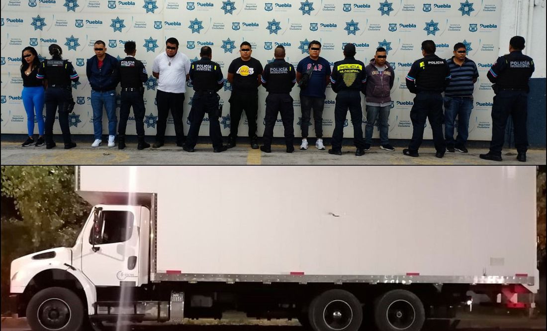 Caen en Puebla 7 presuntos integrantes de 'Los Izta', banda asalta tráilers que operaba en la México-Veracruz