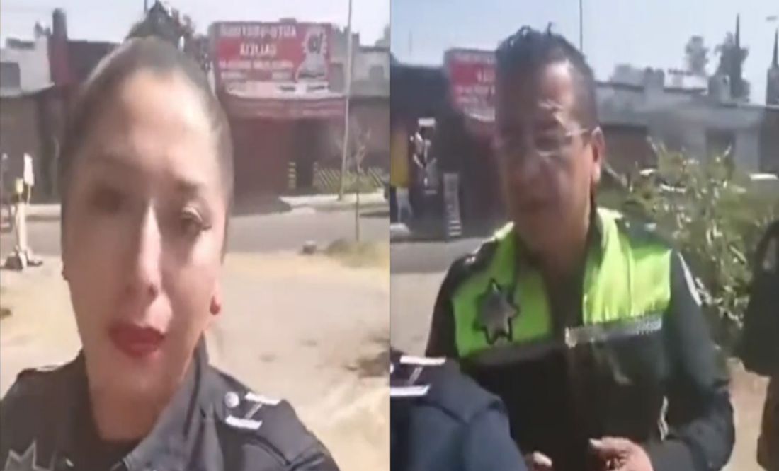 VIDEO: “Que mala onda que en entre compañeros nos hagamos la maldad”, policía exhibe a oficiales por otorgarle una multa de tránsito