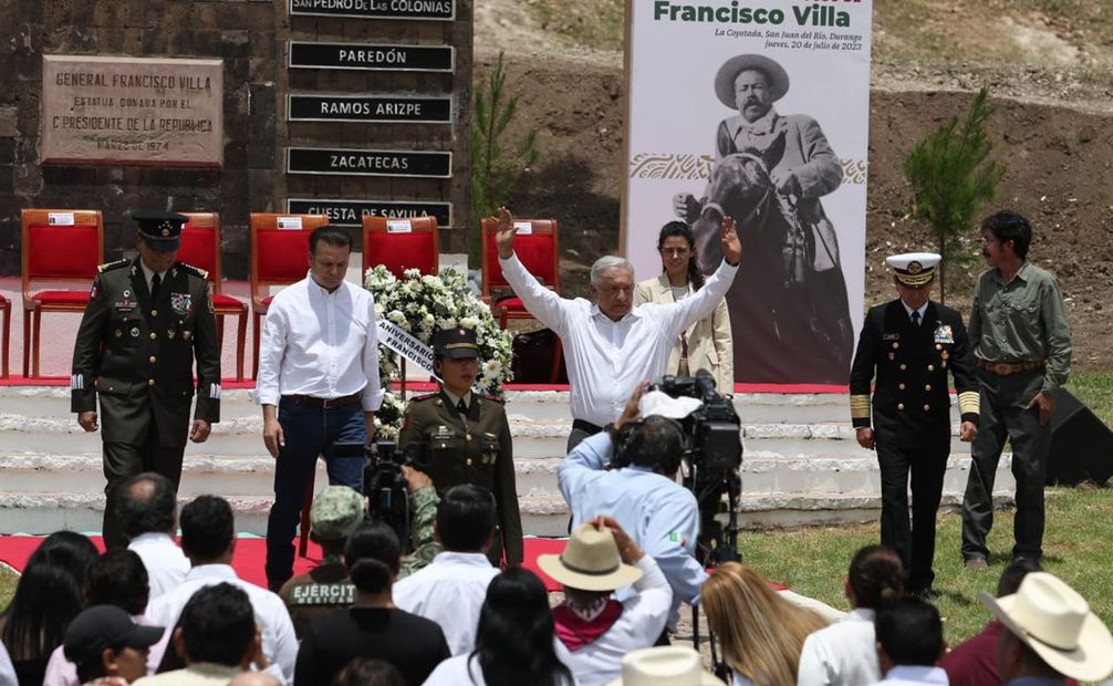 Ceremonia por el aniversario luctuoso del Francisco Villa en Durango. Foto: Carlos Mejía/EL UNIVERSAL
