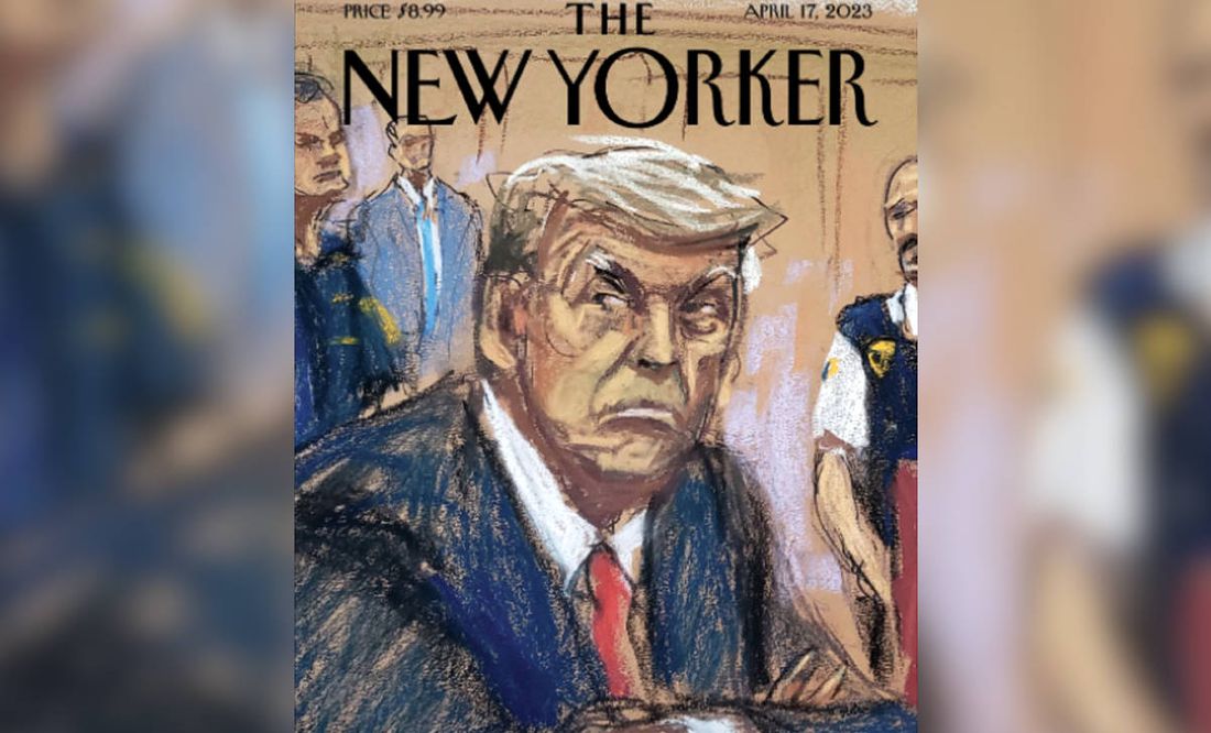 Ni El Chapo, ni García Luna: el fúrico rostro de Donald Trump, en la revista The New Yorker