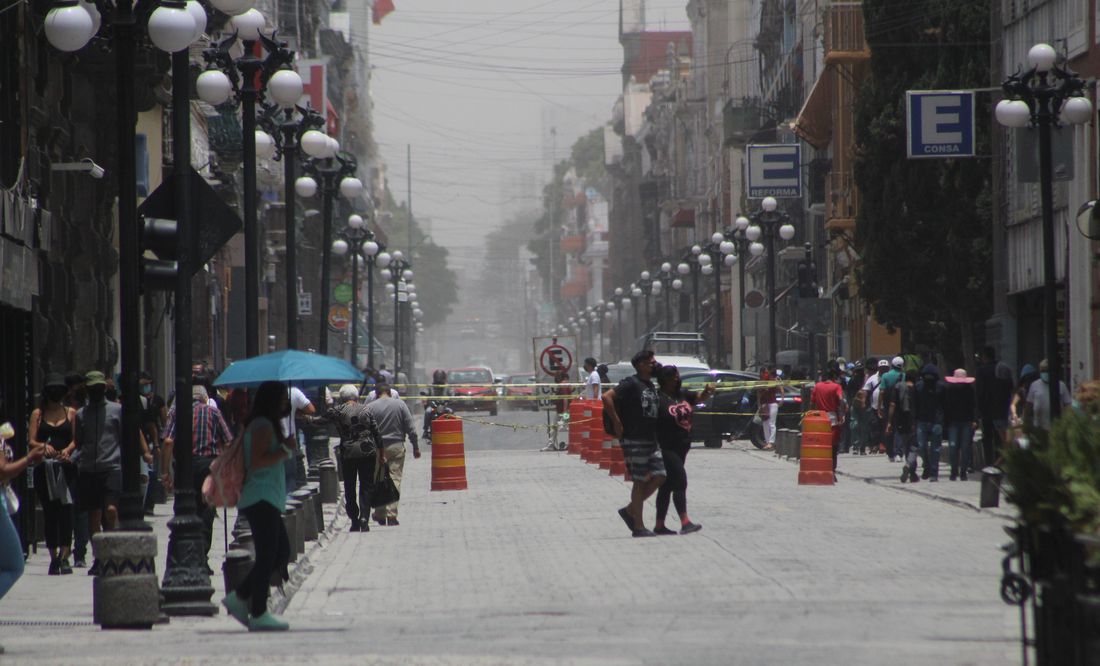 Disminuye caída de ceniza en zona metropolitana de Puebla