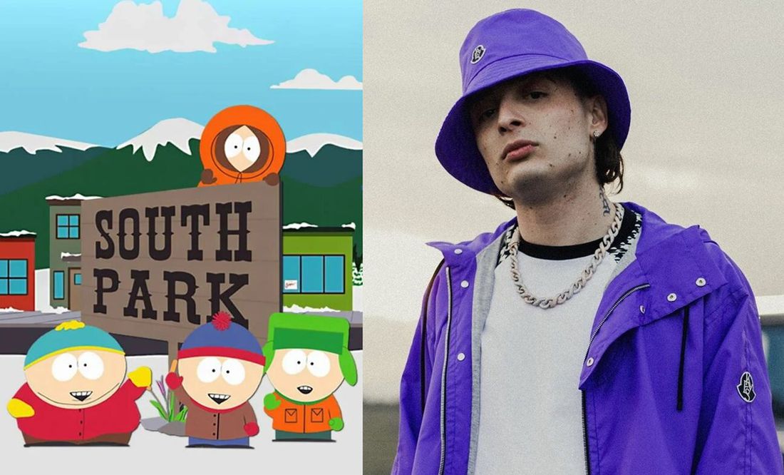 ¡Peso Pluma hasta en caricaturas! Tiktoker revela cómo luciría el cantante en South Park