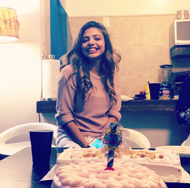 Daniela Parra celebrando su cumpleaños 21.
<p>Foto: Instagram