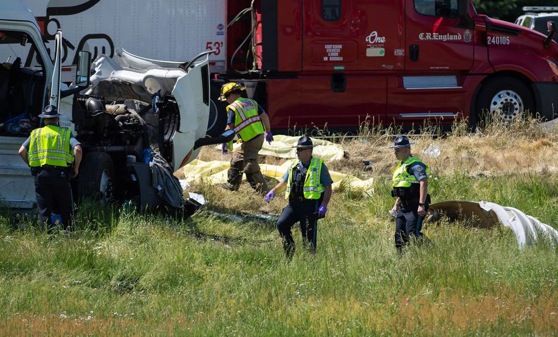 Carambola en autopista de Oregon deja 7 muertos y varios heridos
