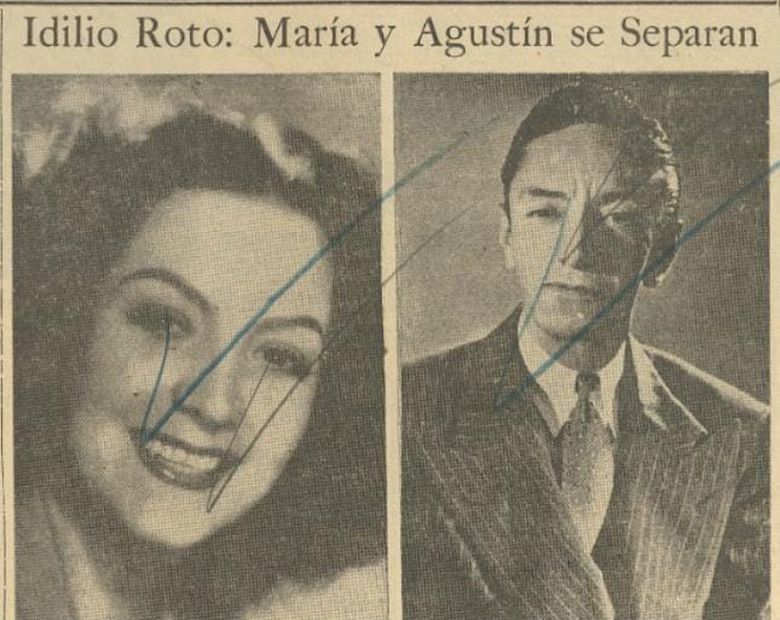 María Félix confirmó el divorcio entre ella y  Agustín Lara cuando fue cuestionada mientras asistía a un evento en Bellas Artes.
