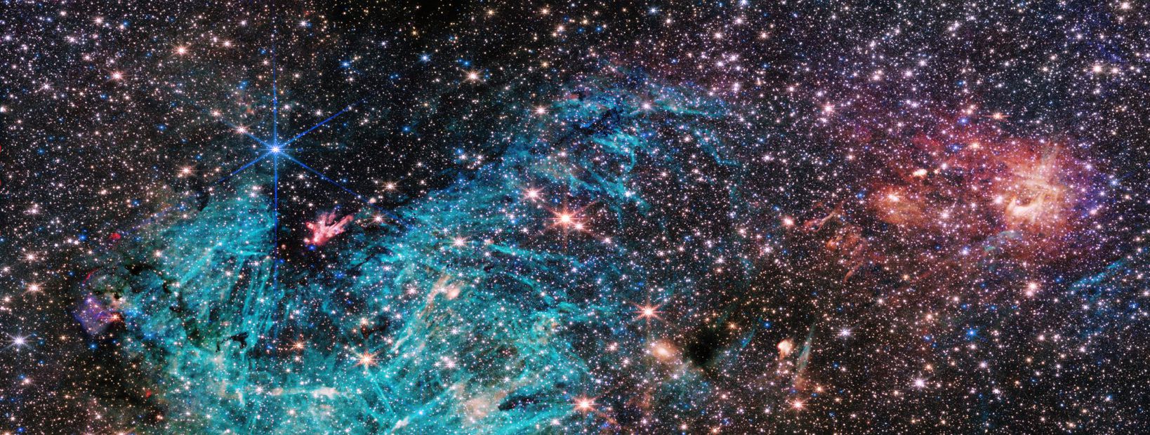Foto del centro de la Vía Láctea. Foto: X @NASAWebb