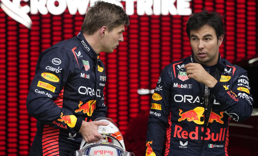 Critica Max Verstappen a Checo Pérez por quedar fuera de la Q2 del Gran Premio de Gran Bretaña: 'Puedo hacerlo solo'