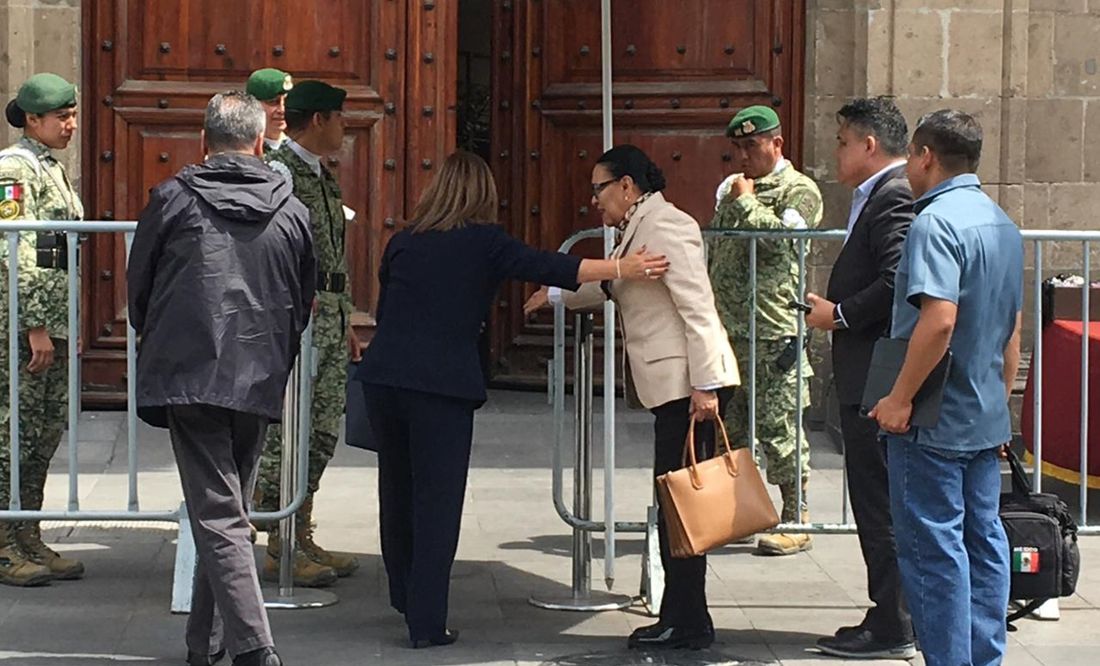 Gobernadores de Morena llegan a Palacio Nacional para encuentro que sostendrían con AMLO sobre seguridad