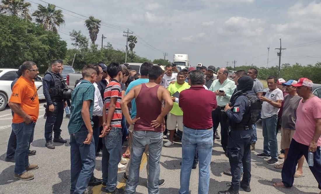 Bloquean carretera en Tamaulipas por desaparición de dos menores, “se los llevó la Guardia Nacional”, acusa la familia