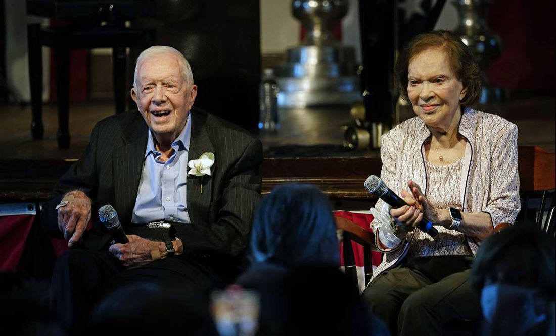 Diagnostican demencia a Rosalynn, esposa del expresidente Jimmy Carter