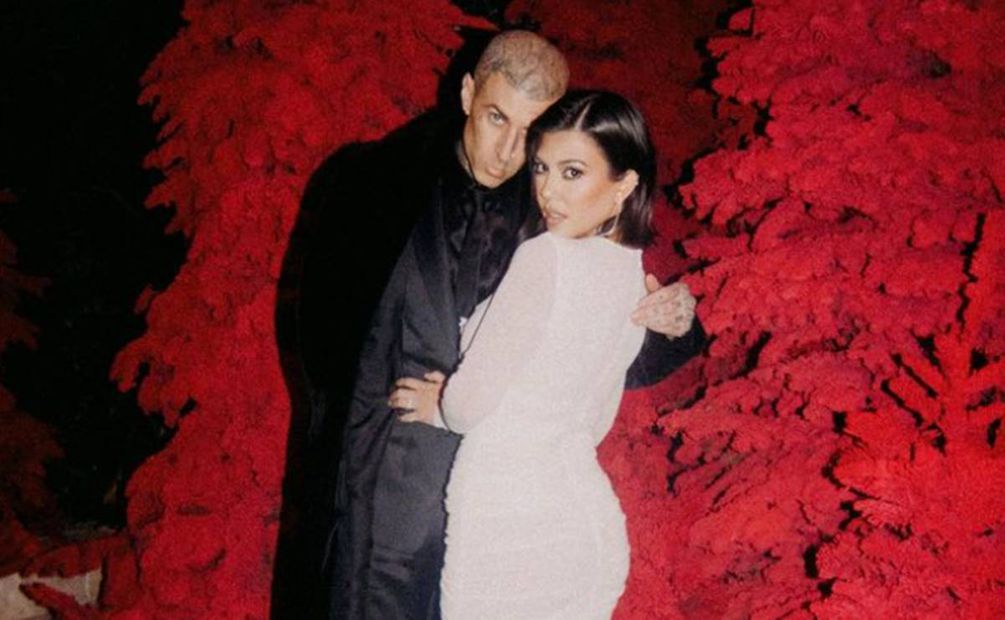 Travis Barker y Kourtney Kardashian se casaron hace poco más de un año en Italia. Foto: Instagram