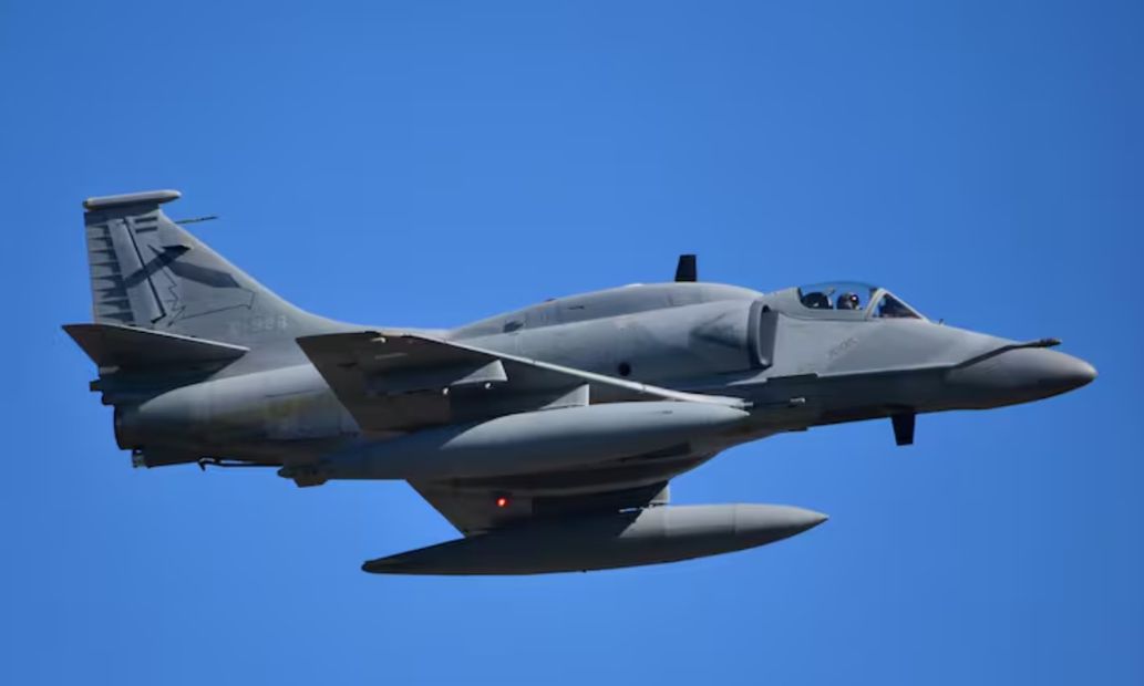 Un A-4AR Fightinghawk. Foto: Archivo/ LA NACIÓN
